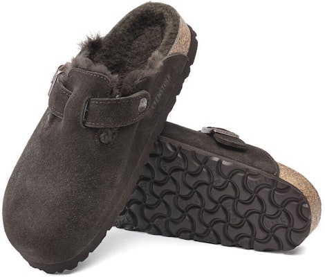 Birkenstock 麂皮舒適休閒棉拖 男女同款 咖啡色 Purchase Birkenstock 麂皮舒適休閒棉拖 男女同款 咖啡色