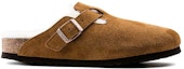 Order Birkenstock Boston Shearling Suede Narrow 'Mink' 1001140/1001141