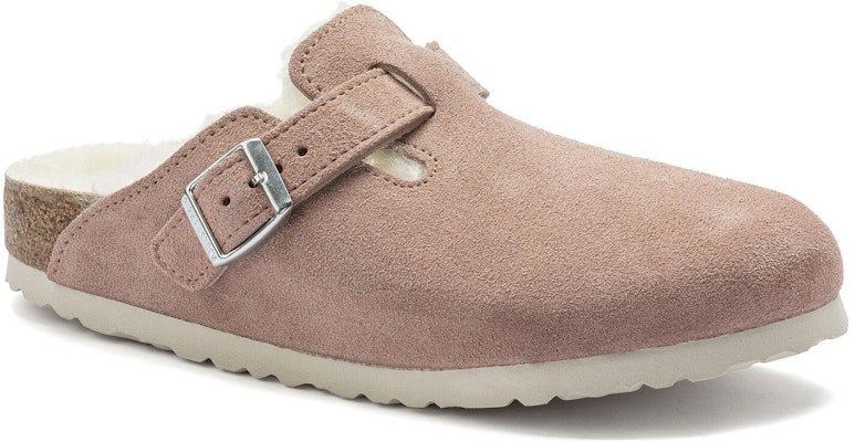 Birkenstock Boston Bulu Suede Tanah Liat Pink 1023281 Order Birkenstock Boston Bulu Suede Tanah Liat Pink 1023281