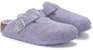 Birkenstock Boston Shearling Suede Ungu Kabus 1023302
