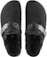 Shop Birkenstock Boston Shearling Suede Reptile Strap Hitam 1021009/1021082