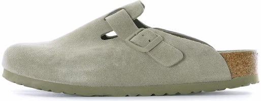 Birkenstock Boston Soft Footbed Narrow 1019108 'Suede Faded Khaki' 1019054/1019108 Birkenstock Boston Soft Footbed Narrow 1019108 'Suede Faded Khaki' 1019054/1019108