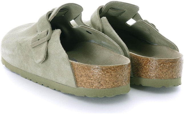 Birkenstock Boston Soft Footbed Narrow 1019108 'Suede Faded Khaki' 1019054/1019108 Lookbook Birkenstock Boston Soft Footbed Narrow 1019108 'Suede Faded Khaki' 1019054/1019108