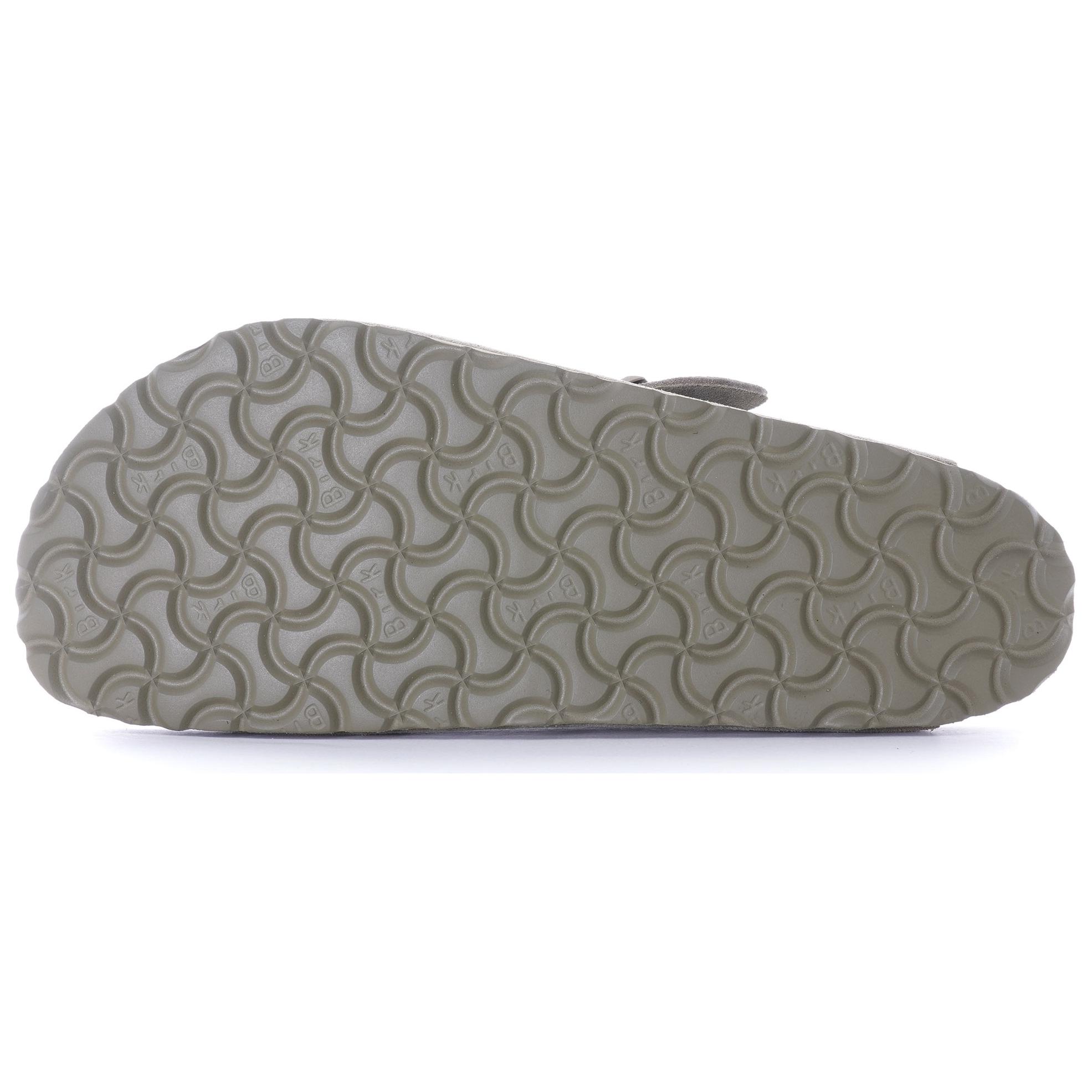 Shop Birkenstock Boston Soft Footbed Narrow 1019108 'Gamuza Khaki Desgastado' 1019054/1019108