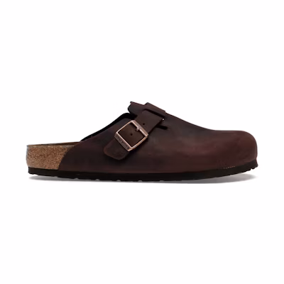 Birkenstock Boston Soft Footbed Oiled Leather Habana Brown