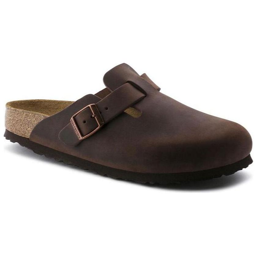 Order Birkenstock Boston Soft Footbed Oiled Leather Habana Brown 0159711/0159713