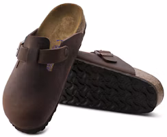 Purchase Birkenstock Boston 柔软鞋垫油皮哈瓦那棕色 0159711/0159713