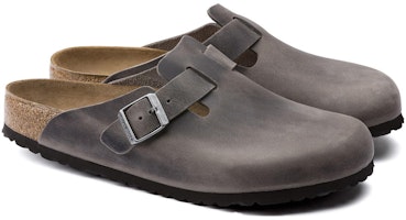 비르켄스탁 보스턴 소프트 오일 가죽 아이언 그레이 1013255/1013256 Lookbook 비르켄스탁 보스턴 소프트 오일 가죽 아이언 그레이 1013255/1013256