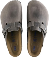 비르켄스탁 보스턴 소프트 오일 가죽 아이언 그레이 1013255/1013256 Shop 비르켄스탁 보스턴 소프트 오일 가죽 아이언 그레이 1013255/1013256