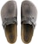 Birkenstock Boston Soft Footbed Kulit Kelabu Besi 1013255/1013256