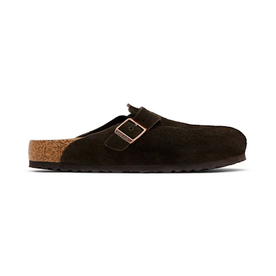 Birkenstock Boston Soft Footbed Regular 0660461 'Suede Mocha'