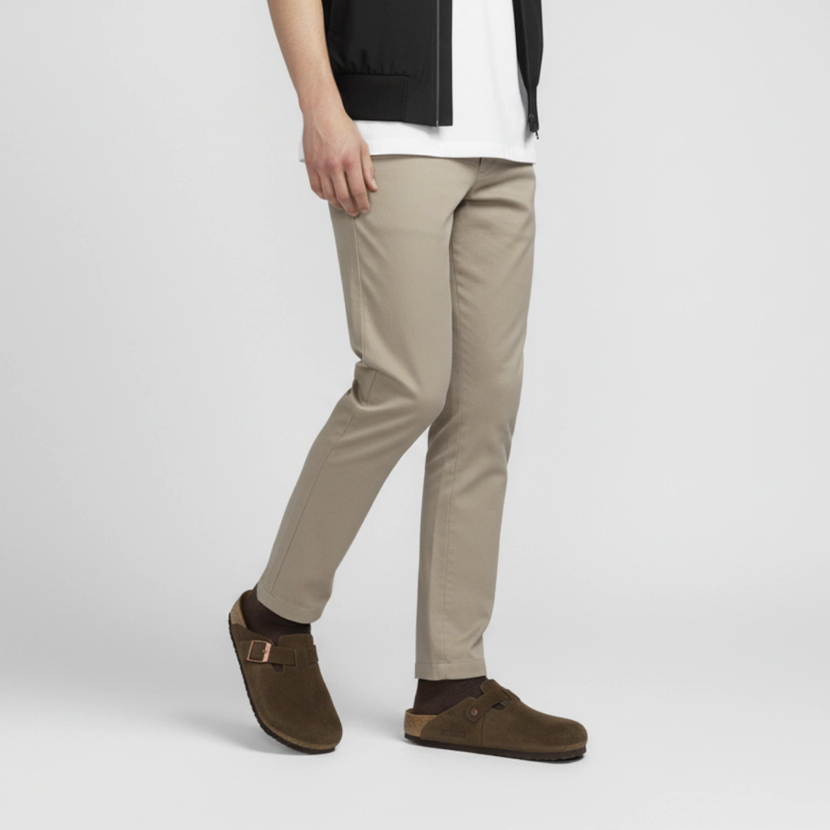 Birkenstock Boston Soft Footbed Regular 0660461 'Suede Mocha'