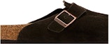 Shop Birkenstock Boston Soft Footbed Regular 0660461 'Suede Mocha' Kasut Lelaki 0660461/0660463