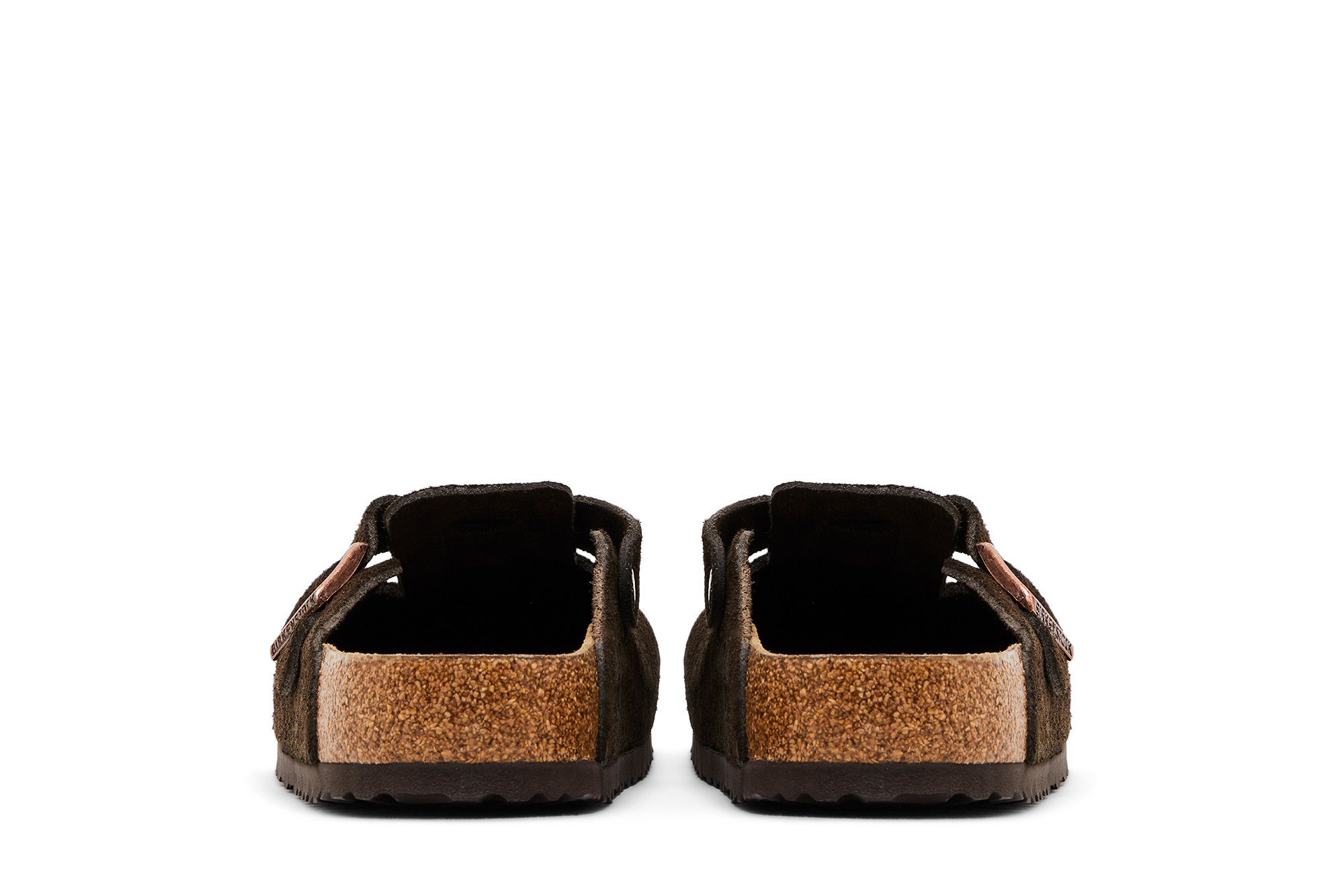 Details for Birkenstock Boston 絨面 舒適休閒 時尚拖鞋 男女同款 摩卡咖啡