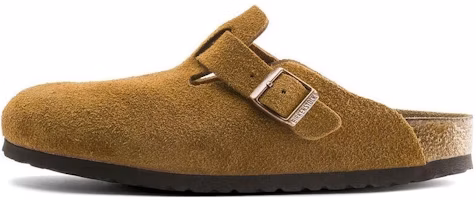 Birkenstock Boston Soft Footbed Regular 1009542 'Suede Mink' 1009542/1009543 Birkenstock Boston Soft Footbed Regular 1009542 'Suede Mink' 1009542/1009543