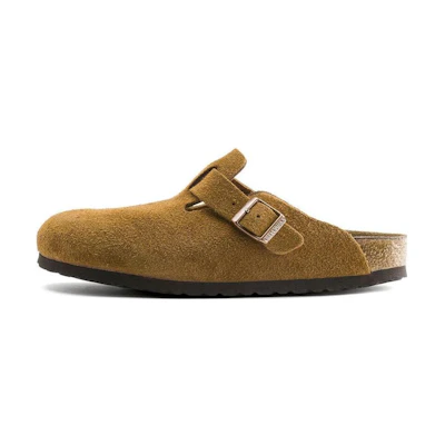 Birkenstock Boston Soft Footbed Regular 1009542 'Suede Mink'