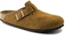 Birkenstock Boston Soft Footbed Regular 1009542 'Suede Mink' Kulit Lembut 1009542/1009543