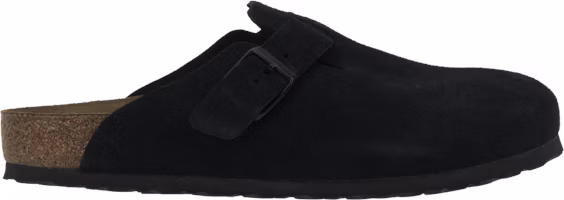 Birkenstock Boston Soft Footbed Suede Black 0660471/0660473 Birkenstock Boston Soft Footbed Suede Black 0660471/0660473