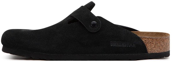 Birkenstock Boston Soft Footbed Suede Black 0660471/0660473 Birkenstock Boston Soft Footbed Suede Black 0660471/0660473