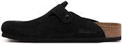 Buy Birkenstock Boston Soft Footbed Suede Hitam 0660471/0660473