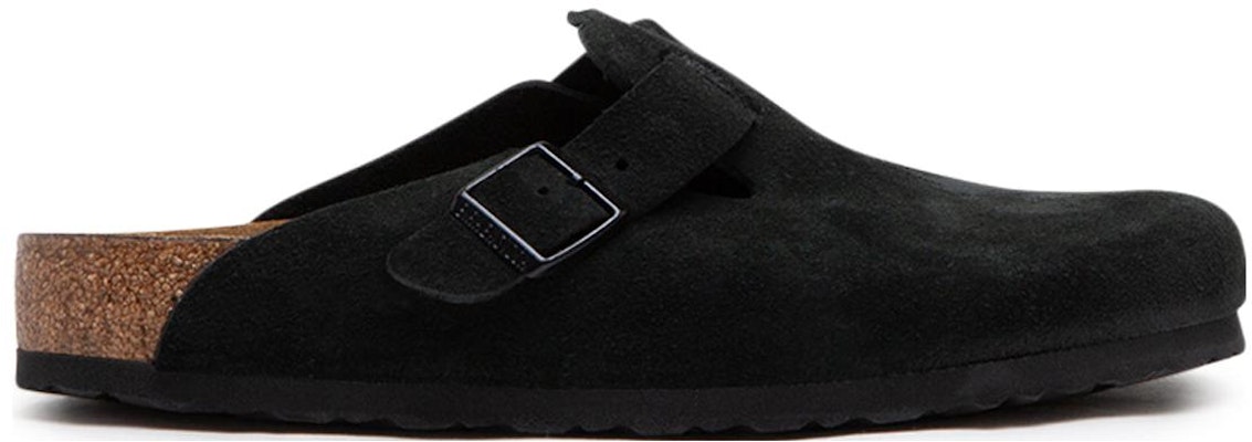 Birkenstock Boston Soft Footbed Suede Hitam 0660471/0660473 Shop Birkenstock Boston Soft Footbed Suede Hitam 0660471/0660473