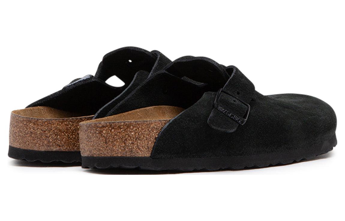 Purchase Birkenstock Boston Soft Footbed Suede Hitam 0660471/0660473