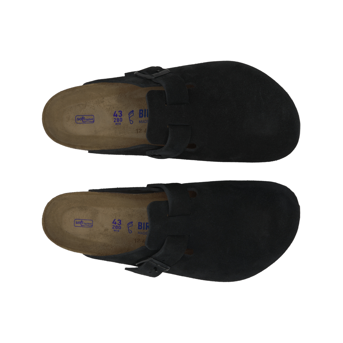 Details for Birkenstock Boston 软床麂皮黑色拖鞋 0660471/0660473