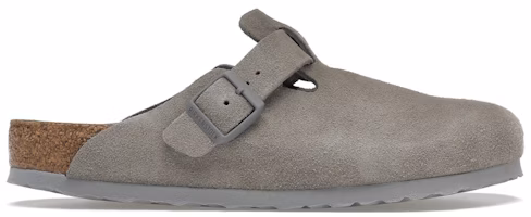 Birkenstock Boston Soft Footbed Suede Leather 1020526 'Stone Coin' 1020549/1020526 Birkenstock Boston Soft Footbed Suede Leather 1020526 'Stone Coin' 1020549/1020526