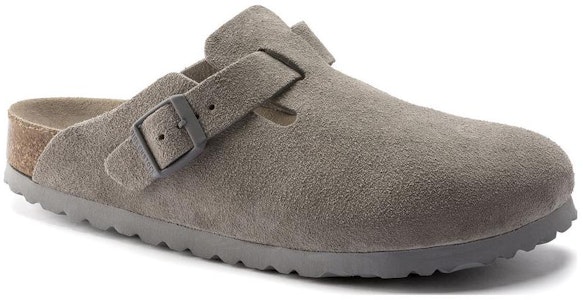 Birkenstock Boston Soft Footbed Suede Leather 1020526 'Stone Coin' 1020549/1020526 Order Birkenstock Boston Soft Footbed Suede Leather 1020526 'Stone Coin' 1020549/1020526