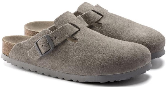Birkenstock Boston Soft Footbed Suede Leather 1020526 'Stone Coin' 1020549/1020526 Lookbook Birkenstock Boston Soft Footbed Suede Leather 1020526 'Stone Coin' 1020549/1020526
