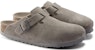 Birkenstock Boston Soft Footbed Suede Leather 1020526 'Stone Coin' Batu Duit 1020549/1020526