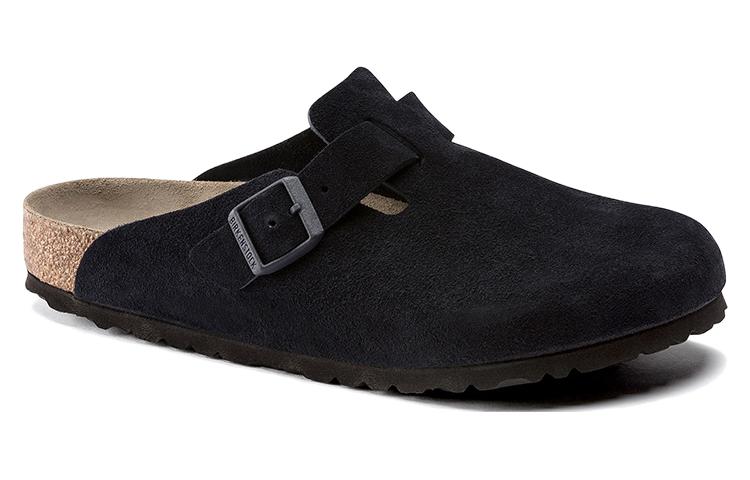 Birkenstock Boston Soft Footbed Suede Leather 'Midnight' 圖 2