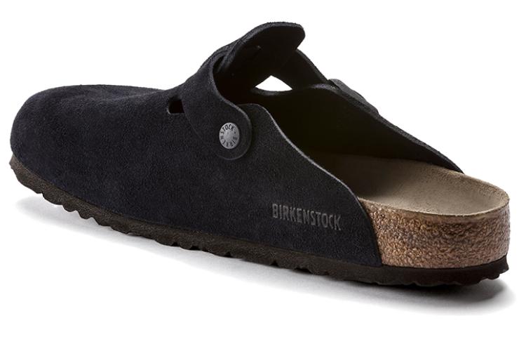 Birkenstock Boston Soft Footbed Suede Leather 'Midnight' 圖 4