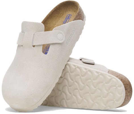 Sandal Birkenstock Boston Soft Footbed Kulit Suede 'Antique White' 1027667 Purchase Sandal Birkenstock Boston Soft Footbed Kulit Suede 'Antique White' 1027667