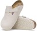 Purchase Sandal Birkenstock Boston Soft Footbed Kulit Suede 'Antique White' 1027667