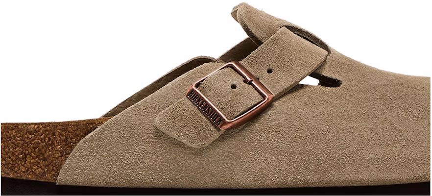 Birkenstock Boston Plantilla Suave Ante Estrecho 'Topo' 0560773 Shop Birkenstock Boston Plantilla Suave Ante Estrecho 'Topo' 0560773