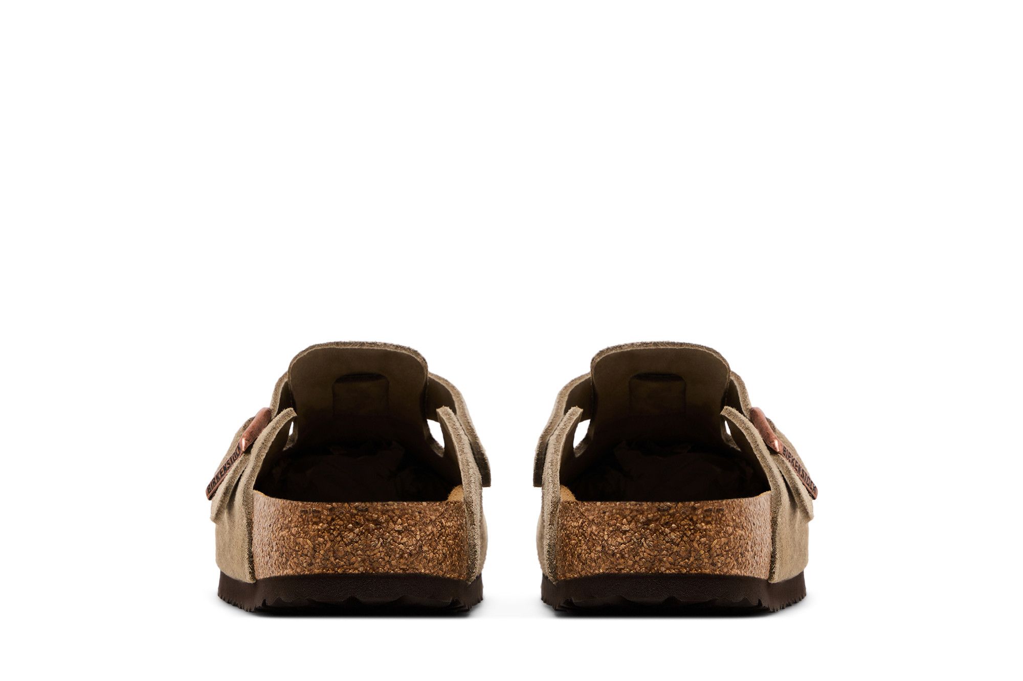 Cheap ビルケン ボストン ソフトフットベッド スエード トープ (幅狭) 0560773