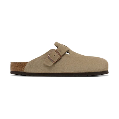 Birkenstock Boston Soft Footbed Suede Regular 'Taupe'