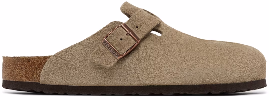 Birkenstock Boston Soft Footbed Suede Regular 'Taupe' 0560771 Buy Birkenstock Boston Soft Footbed Suede Regular 'Taupe' 0560771