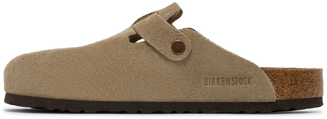 Birkenstock Boston 软床垫常规麂皮'黄褐色' 0560771 Lookbook Birkenstock Boston 软床垫常规麂皮'黄褐色' 0560771