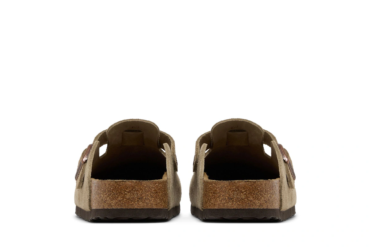 Birkenstock Boston Soft Footbed Suede Regular 'Taupe' 0560771