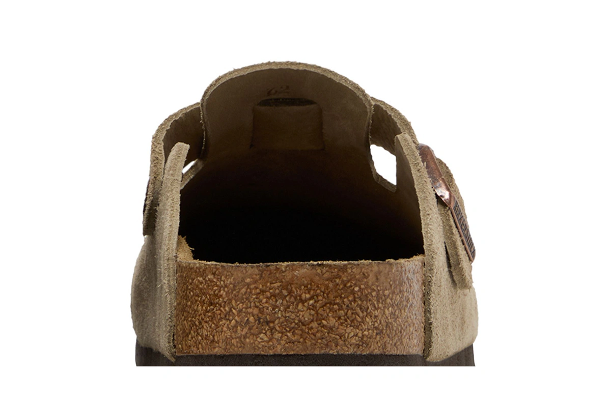 Birkenstock Boston Soft Footbed Suede Regular 'Taupe' 0560771