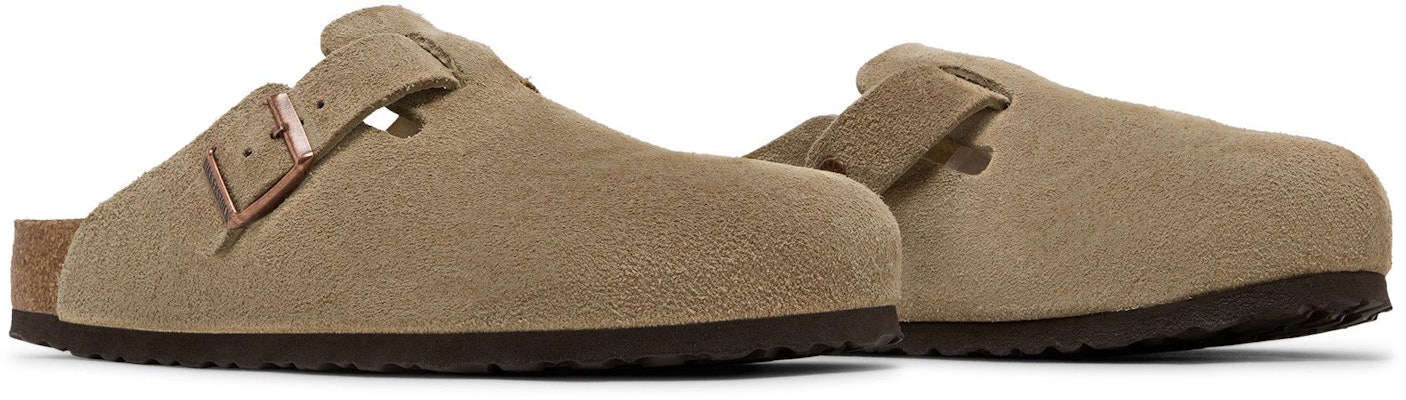 Birkenstock Boston 软床垫常规麂皮'黄褐色' 0560771 Cheap Birkenstock Boston 软床垫常规麂皮'黄褐色' 0560771