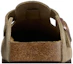 Cheap Birkenstock Boston Soft Footbed Suede Regular 'Taupe' 0560771