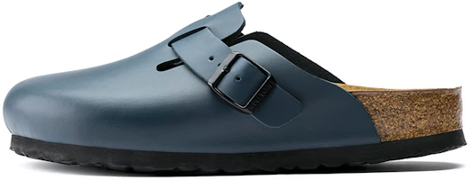 Birkenstock Boston Soft Leather Mules 'Blue' 60151 Birkenstock Boston Soft Leather Mules 'Blue' 60151