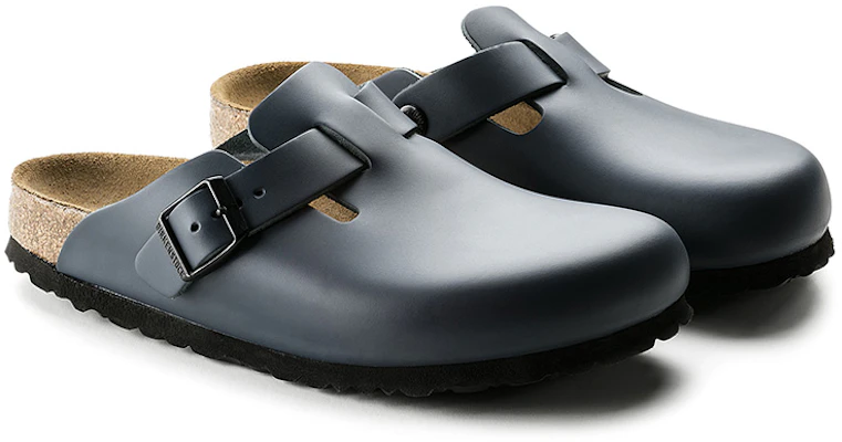 Birkenstock Boston 软皮拖鞋 '蓝色' 60151 Shop Birkenstock Boston 软皮拖鞋 '蓝色' 60151