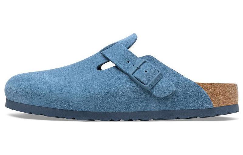 Birkenstock Boston Suede 'Light Blue Narrow'