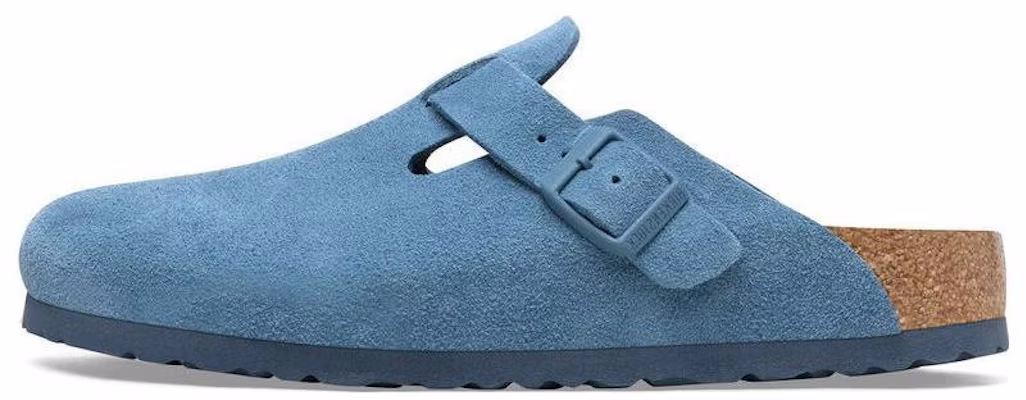 Birkenstock Boston Suede 'Biru Muda Narrow' 1026804 Buy Birkenstock Boston Suede 'Biru Muda Narrow' 1026804