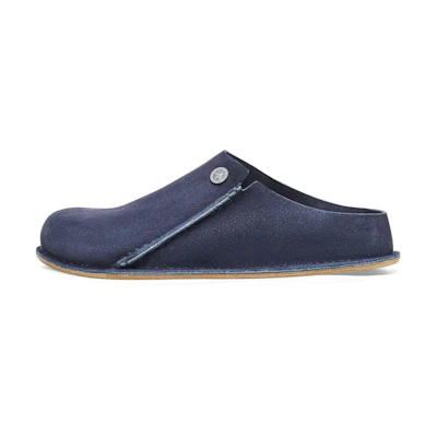Birkenstock Boston Suede 'Midnight Blue Narrow'