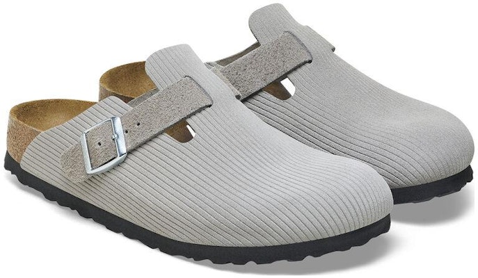 Birkenstock Boston Gamuza Grabada 'Corduroy Stone Coin' 1026210 Lookbook Birkenstock Boston Gamuza Grabada 'Corduroy Stone Coin' 1026210